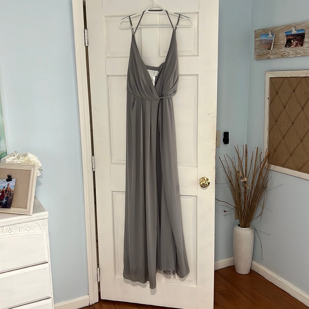 Gray Bridesmaids Dress